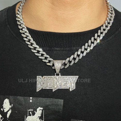 'MONEY' Iced Out Chain
