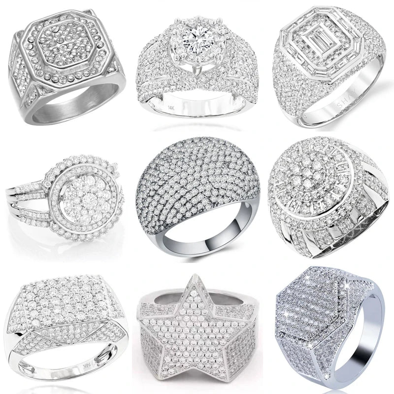 Iced Out Rings