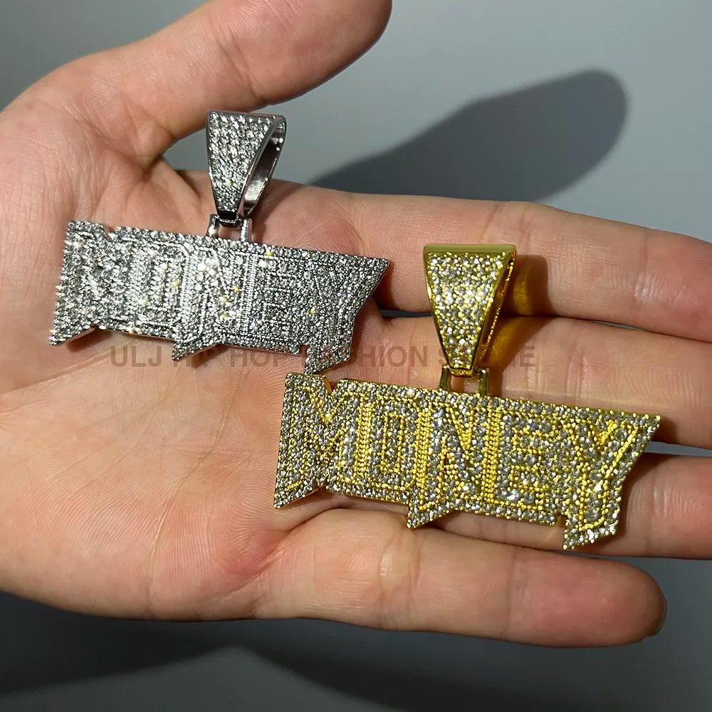 'MONEY' Iced Out Chain